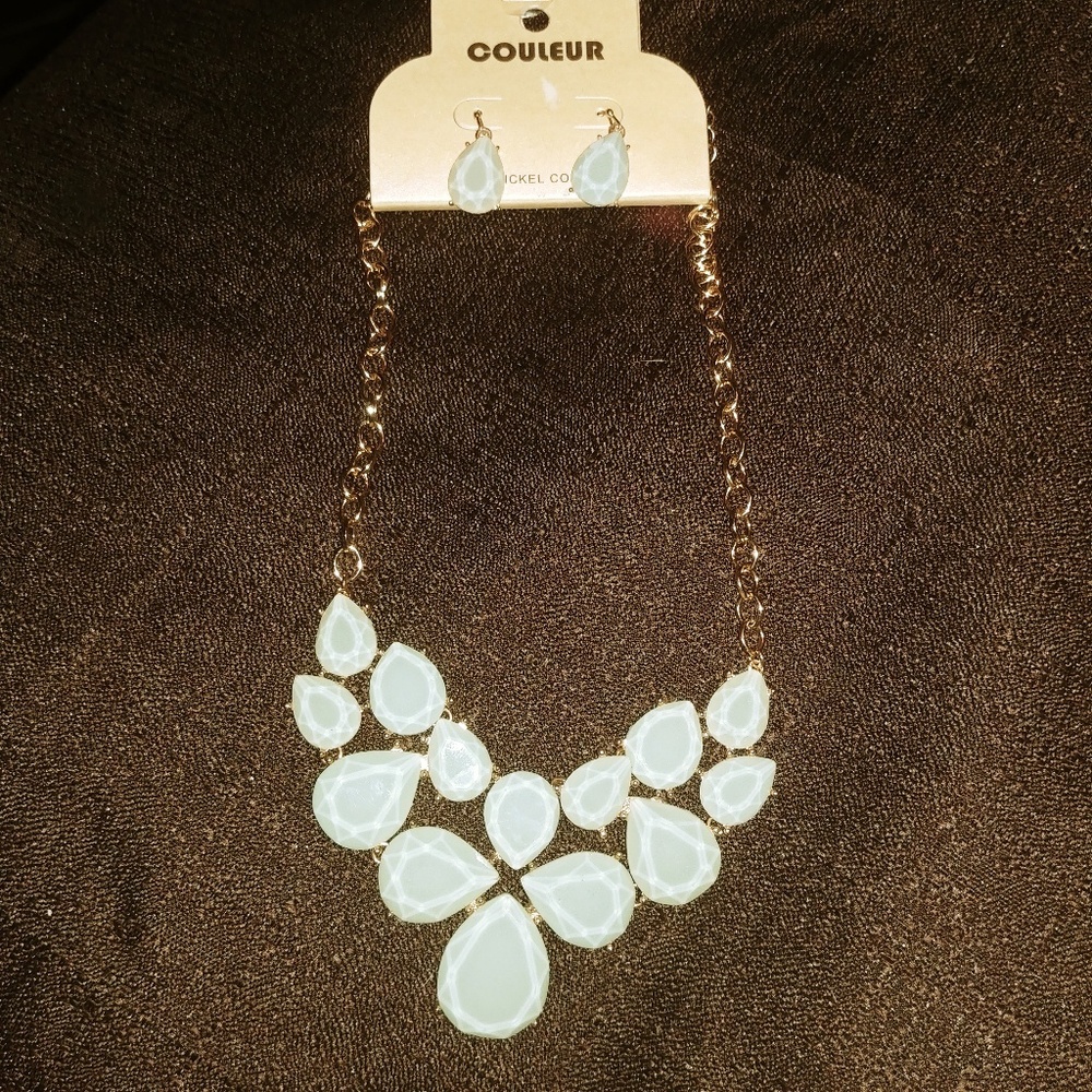 Earring and necklace set